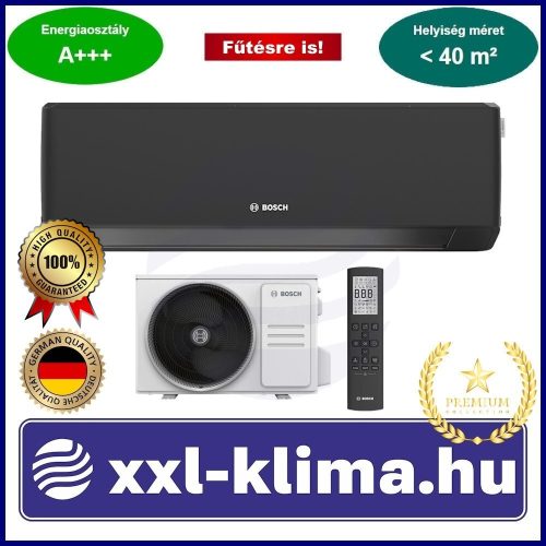 Bosch Climate 7000i 4,1 kW Klíma Fekete Fűtésre opt. SCOP 4,6  SEER 8,7 DH