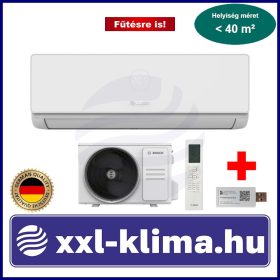   Bosch Climate 4000i 3,5 kW Klíma Szett Fűtésre  is SCOP 4,6  SEER 8,0  WI-FI ajándék