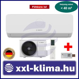   Bosch Climate 3200i 3,5 kW Klíma Szett Fűtésre is! -20°C-ig SCOP 4,2 SEER 7,0  WI-FI ajándék