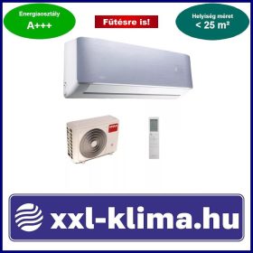   VIVAX R+ Design ACP-09CH25AERI+ R32 SILVER 2,6 kW Klíma Szett Fűtésre is -25°C-ig