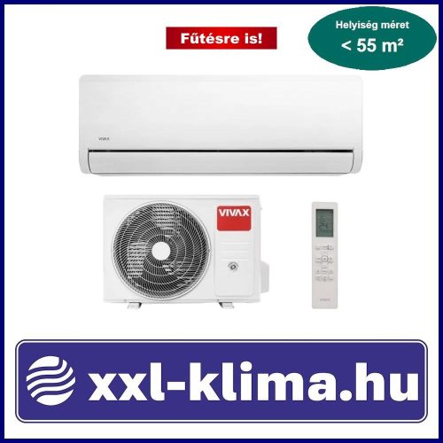 VIVAX H+ Design ACP-18CH50AEHI+ R32 5,3 kW Klíma Szett Fűtésre is -25°C-ig