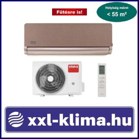   VIVAX H+ Design ACP-18CH50AEHI+ R32 GOLD 5,3 kW Klíma Szett Fűtésre is -25°C-ig