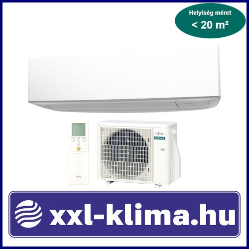 Fujitsu Design KE ASEG07KETF/AOEG07KETA 2,0 kW Klíma Szett Fehér