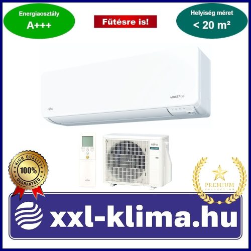Fujitsu Design KG ASEH07KGTG/AOEH07KGCG 2,0 kW Klíma Szett Fűtésre optimalizált