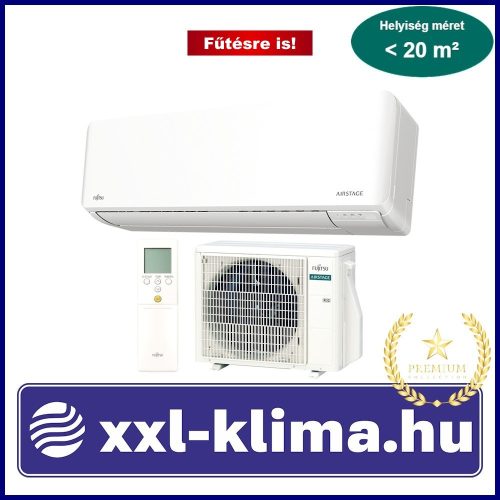 Fujitsu Standard KM ASEH07KMCG/AOEH07KMCG 2,0 kW Klíma Szett Fehér   Fűtésre is 