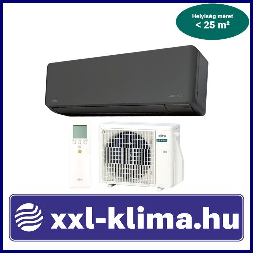 Fujitsu Standard KM ASEH09KMCG-B/AOEH09KMCG 2,5 kW Klíma Szett Fekete