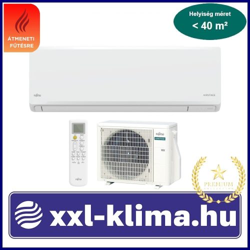 Fujitsu ECO KN ASEH12KNCA/AOEH12KNCA 3,4 kW Válassza beépítéssel 499000,-Ft-ért