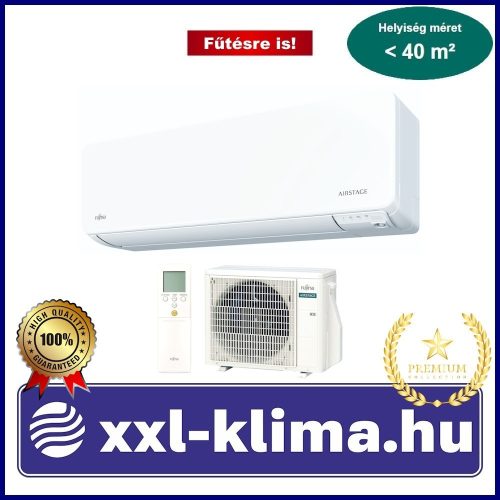 Fujitsu Design KG ASEH14KGTG/AOEH14KGCG 4,2 kW Klíma Szett Fűtésre is