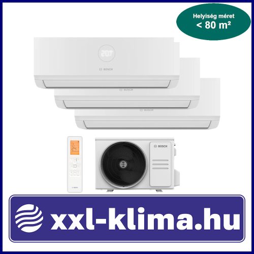 Bosch Climate 5000M Multi 7,9 kW + 3 Beltéri 3,5 kW