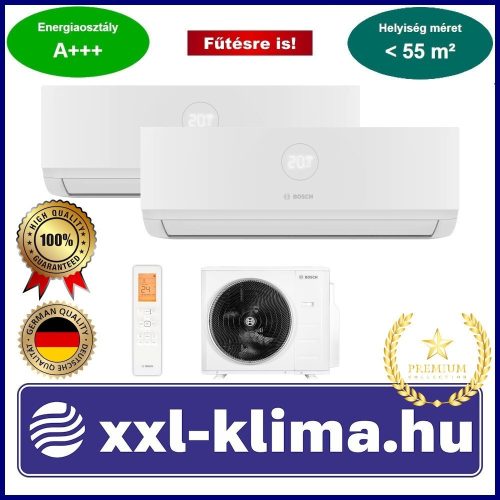 Bosch Climate 7000M Multi 5,3 kW + 2 Beltéri CL7000 3,5 kW