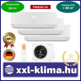 Bosch Climate 7000M Multi 7,9 kW + 3 Beltéri CL7000 3,5 kW