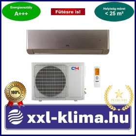   Cooper&Hunter SUPREME CONTINENTAL CH-S09FTXAL2 2.7 kW Klíma - arany Fűtésre opt. SCOP 6,0 SEER 9,0 DH