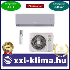   Cooper&Hunter SUPREME CONTINENTAL CH-S12FTXAL2 3.5 kW Klíma  - ezüst Fűtésre opt. SCOP 5,4 SEER 8,5 DH