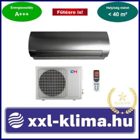   Cooper&Hunter Daytona CH-S12FTXD2-NG 3.5 kW Klíma Szett - fekete Fűtésre is 