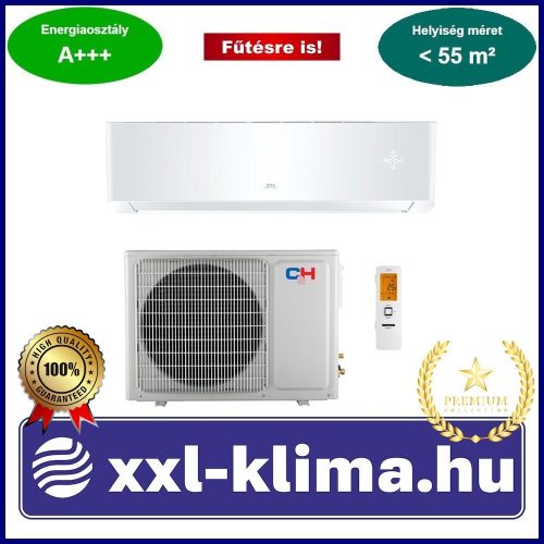 Cooper&Hunter SUPREME CONTINENTAL CH-S18FTXAL2 5.3 kW Klíma  - fehér Fűtésre opt. SCOP 5,1 SEER 7,5 DH