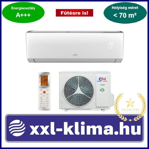 Cooper&Hunter ARCTIC Plus CH-S24FTXLA2-NG 7,1 kW  Klíma Szett Fűtésre is 25°C-IG 