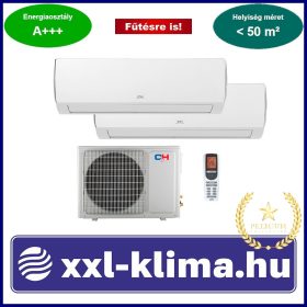   Cooper&Hunter Daytona Multi Dual 5,3Kw klíma 2db 2,6Kw beltérivel Fűtésre is 