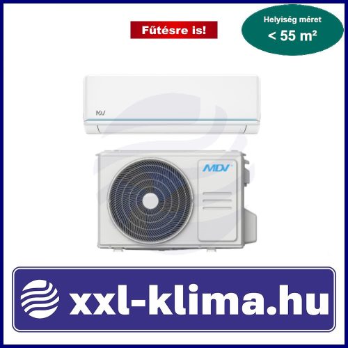 Midea MDV EVO (EVO-053-SP) 5,3 kW Klíma Szett Fűtésre is -20C fokig cseptálca fűtéssel