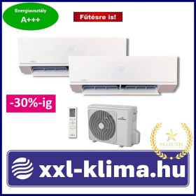   FISHER FS2MIF-184AE3 Mult Duali 5,3 kW, / 2db FSAIF-CP-121AE3 beltéri egység  3,5 kW,  WIFI Fűtésre is!