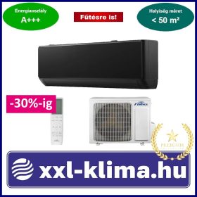   Fisher Black FSAIF-BL-181FE3 FSOAIF-BL-181FE3 5,1kW Klíma Szett Fűtésre is SCOP 4,6 SEER 8,5