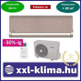   Fisher Art FSAIF-Art-124AE3-G-BR/FSOAIF-Art-124AE3 3,52kW Klíma Szett Aranybarna Fűtésre is SCOP 4,6 SEER 8,5