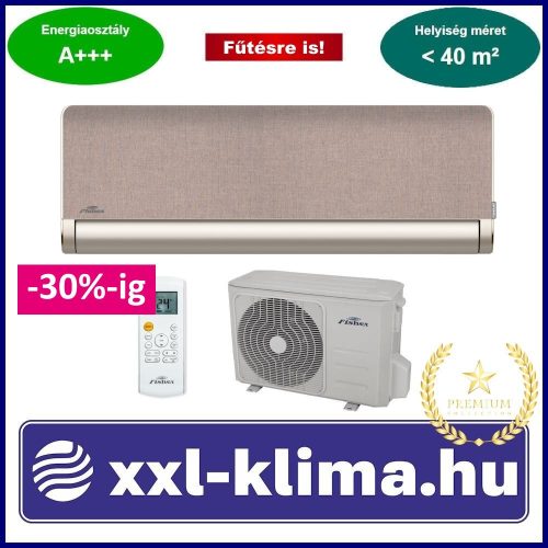 Fisher Art FSAIF-Art-124AE3-G-BR/FSOAIF-Art-124AE3 3,52kW Klíma Szett Aranybarna Fűtésre is SCOP 4,6 SEER 8,5