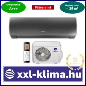   Gree Dark Pro  2,7 kW GWH09ACCXB-K6DNA1G Klíma Szett​ Fűtésre  is 