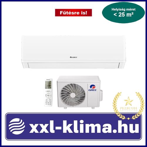 Gree Winter 2,7 kW Klíma Szett - Fűtésre is  SCOP 4,2 SEER 7,5