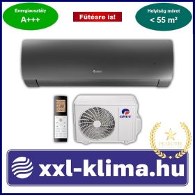   Gree Dark Pro 5,3 kW GWH18ACDXF-K6DNA1D Klíma Szett​ Fűtésre  is 