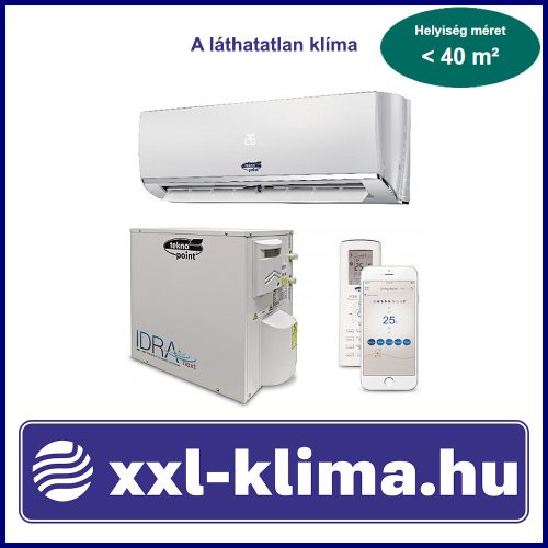 Tekno Point IDRA NEXT Monosplit IDRA-12H 3,5 kW Víz, Levegő Klíma Szett