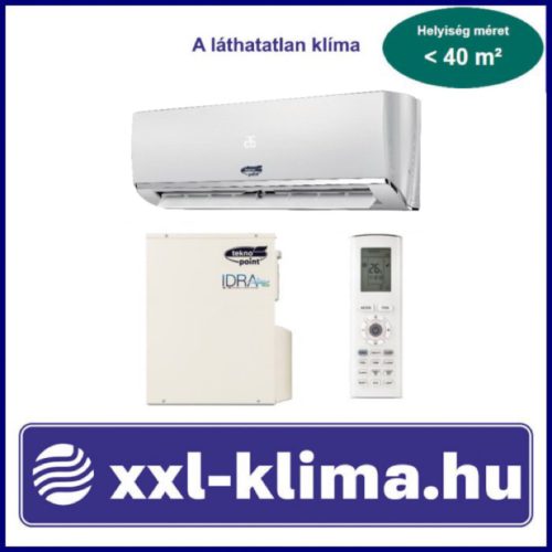 Tekno Point IDRA ECO Monosplit IDRA-E12H 3,5 kW Víz, Levegő Klíma Szett
