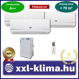   Tekno Point IDRA NEXT Trial Multisplit IDRA3-24H 7 kW Víz, Levegő Klíma 3 beltérivel  Szett Fűtésre is ajánlott!