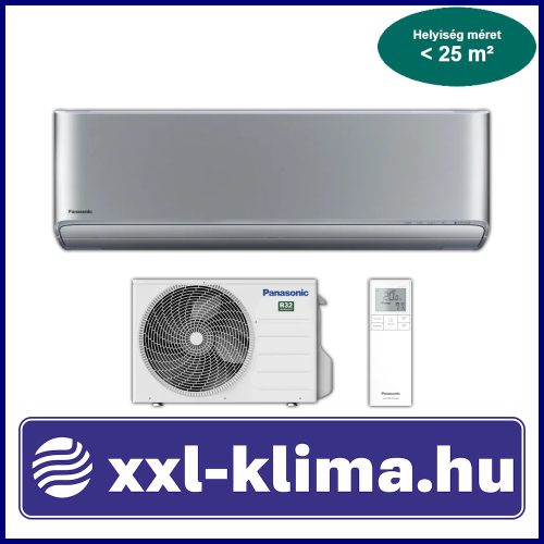 Panasonic ZX Etherea R32 Ezüst KIT-XZ25-ZKE 2,5 kW Klíma Szett