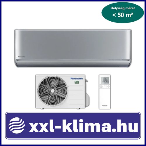 Panasonic ZX Etherea R32 Ezüst KIT-XZ50-ZKE 5,0 kW Klíma Szett