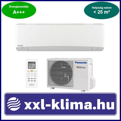 Panasonic Professzionális Szerverklíma (R32) KIT-Z25-YKEA 2,5 kW Klíma Szett