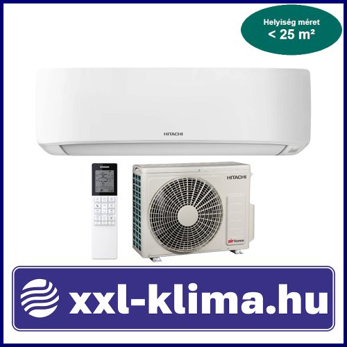 Hitachi airHome 400 2,5 kW Klíma Szett