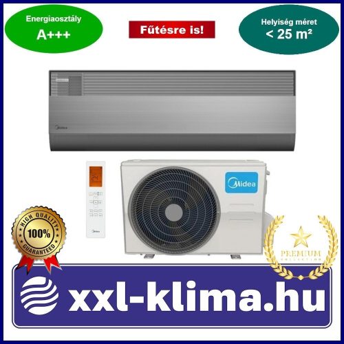 Midea GAIA GREY MGA-09-GREY-SP 2,6 kW Klíma Szett Fűtésre  is SCOP 4,6 SEER 8,5