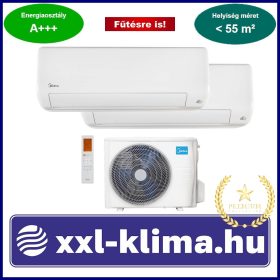   Midea AllEasyPro  Multi dual 5,3 Kw klima 2db 3,5Kw beltérivel Fűtésre is 