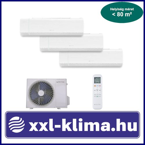  Multi split 8 kW + 3x Stellair 3,5 kW