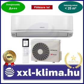   Hitachi airHome 600 2,5 kW Klíma Szett FŰTÉSRE OPTIMALIZÁLT