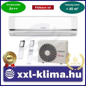 Hitachi airHome 800 3,5 kW Klíma Szett FŰTÉSRE 