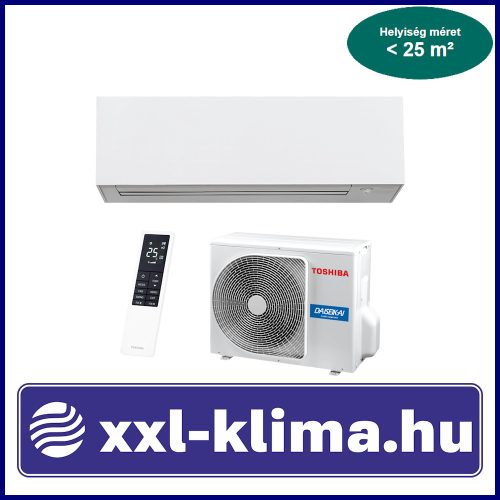 Toshiba DAISEIKAI 10 White RAS-B10S4KVPG-E RAS-10S4AVPG-E 2,5 kW Split Klíma Szett