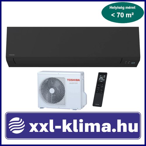 Toshiba SHORAI Edge Black RAS-B24G3KVSGB-E RAS-24J2AVSG-E1 7,0 kW Split Klíma Szett