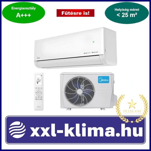 Midea Solstice AI SOL-09-SP 2,6 kW Klíma Szett Fehér Fűtésre is 