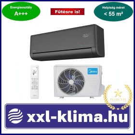   Midea Solstice AI SOL-18-BL-SP 5,3 kW Klíma Szett Fekete Fűtésre is SCOP4,6 SEER 8,5