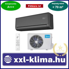   Midea Solstice AI SOL-24-BL-SP 7,1 kW Klíma Szett Fekete Fűtésre is SCOP 4,6 SEER 8,5
